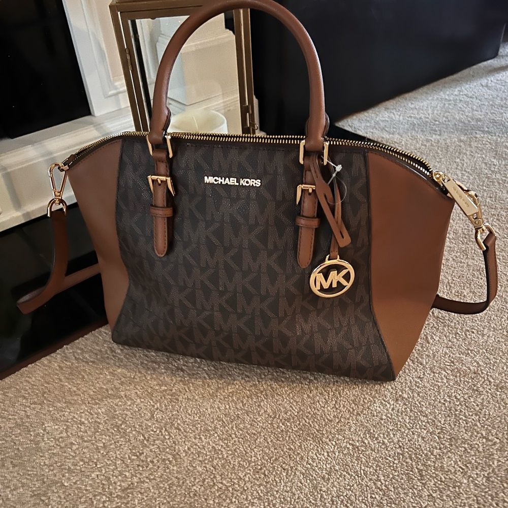 Michael Kors Brown and Black Women's Bag
